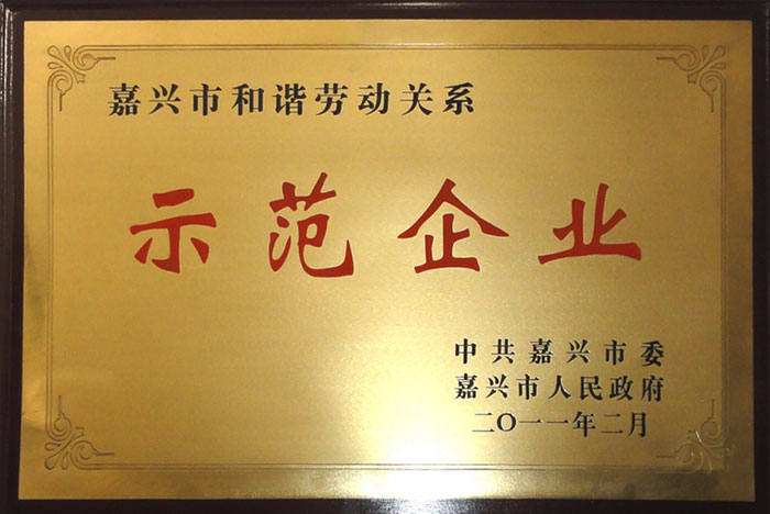 浙江國檢-和諧勞動關(guān)系示范企業(yè)