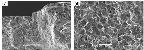 圖12-13 (c、d、e)斷口微觀形貌