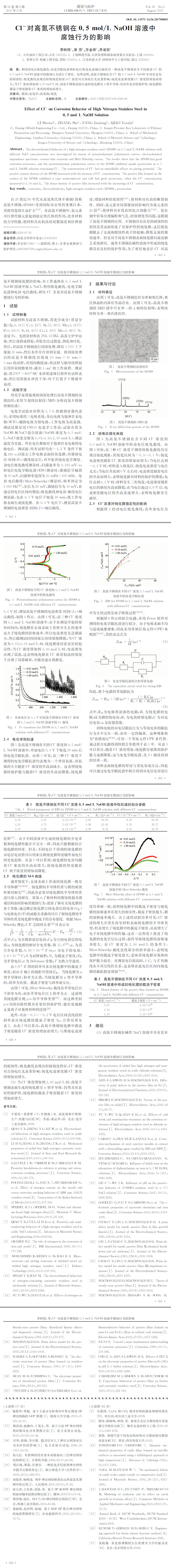 CI-對高氮不銹鋼在